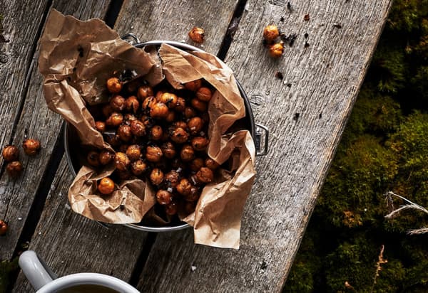Chai and chilli toasted chickpeas