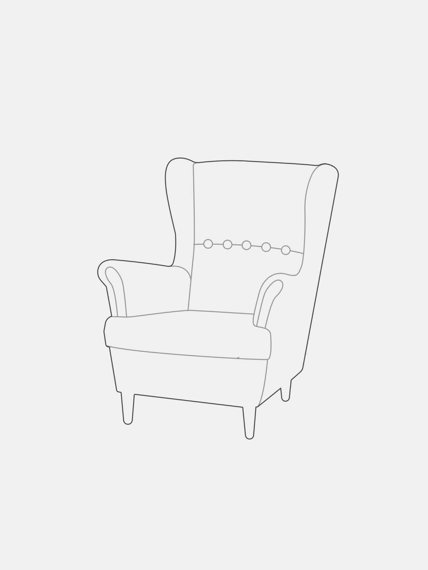 Chair gingerbread cut out