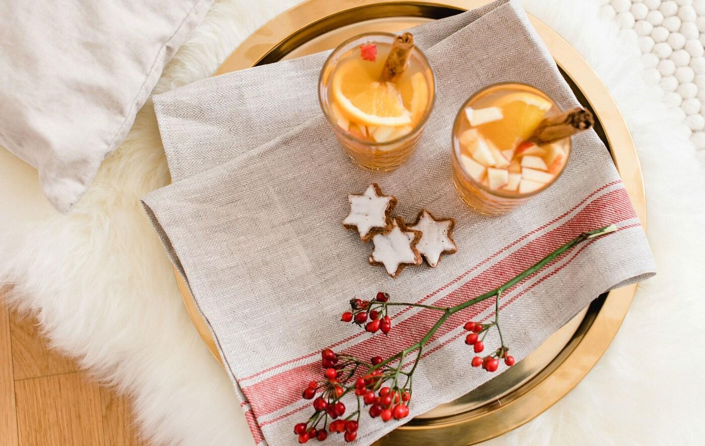 Chaleureuse ambiance hivernale.