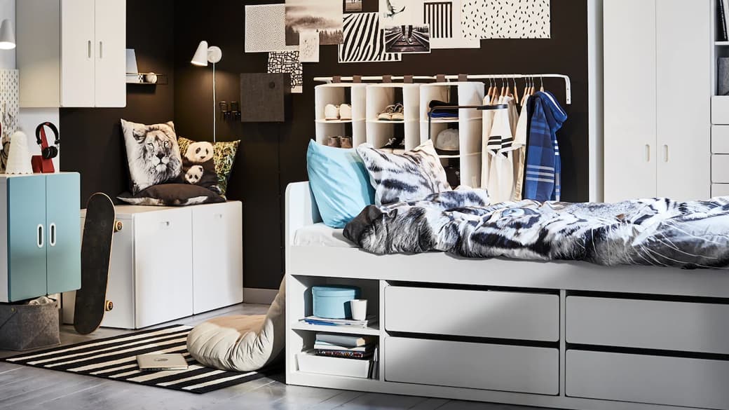 Chambre d'ado pratique - IKEA