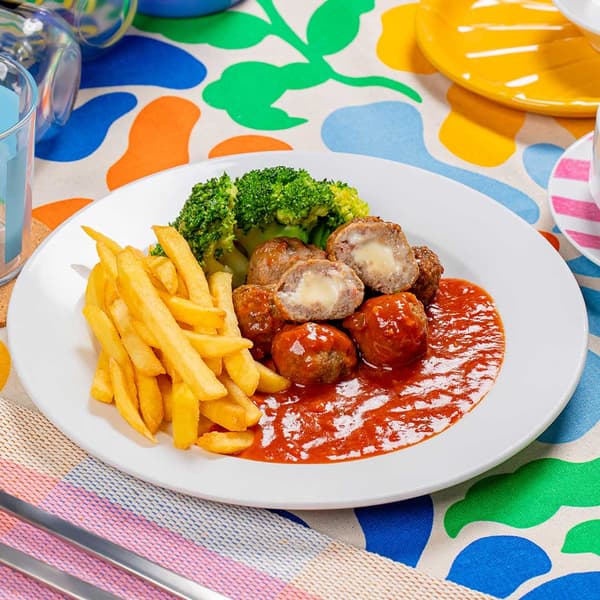 Cheesy meatball