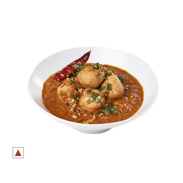 Chicken Meatballs in Chettinad curry