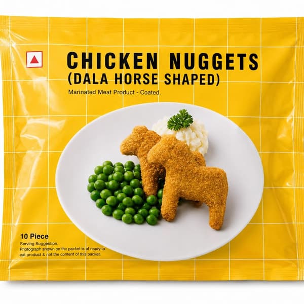 Chicken Nuggets - Dala Horse shaped