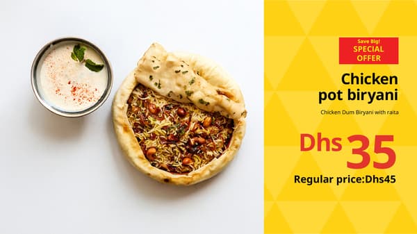 Chicken pot biryani