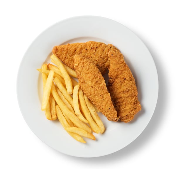 Chicken tender plate