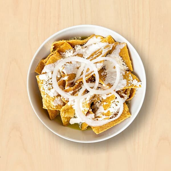chilaquiles con queso