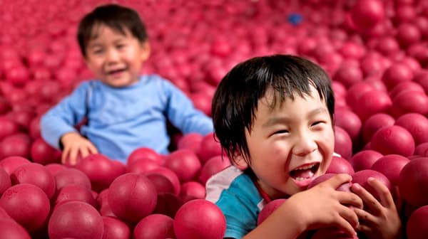 Children in the ball room