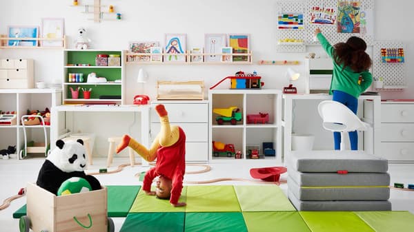 children playing in room