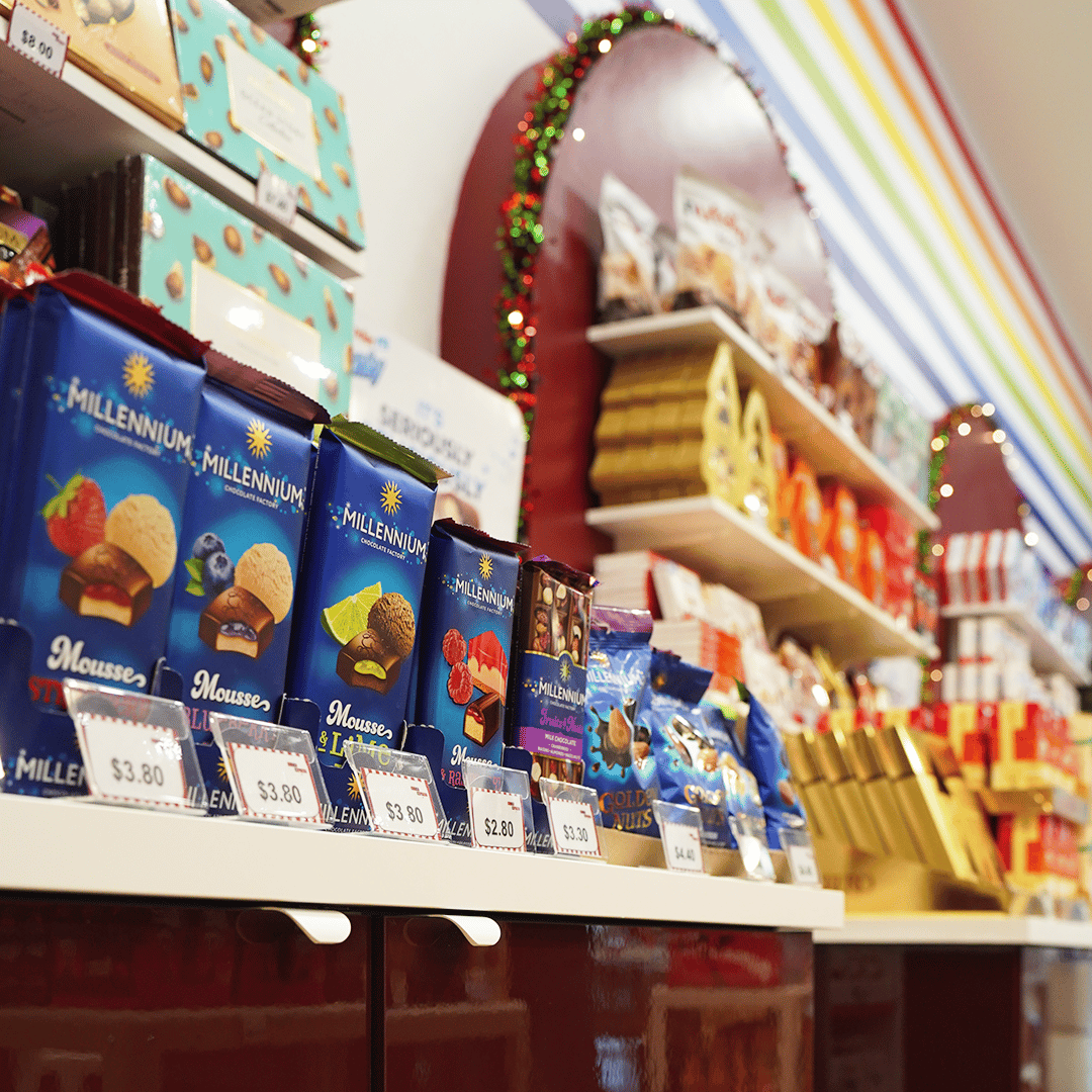 Chocolate and candy store in Singapore designed by IKEA for Business: Business Interior Design Service