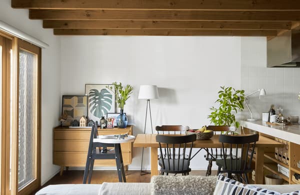 Choose an open-plan layout for small spaces