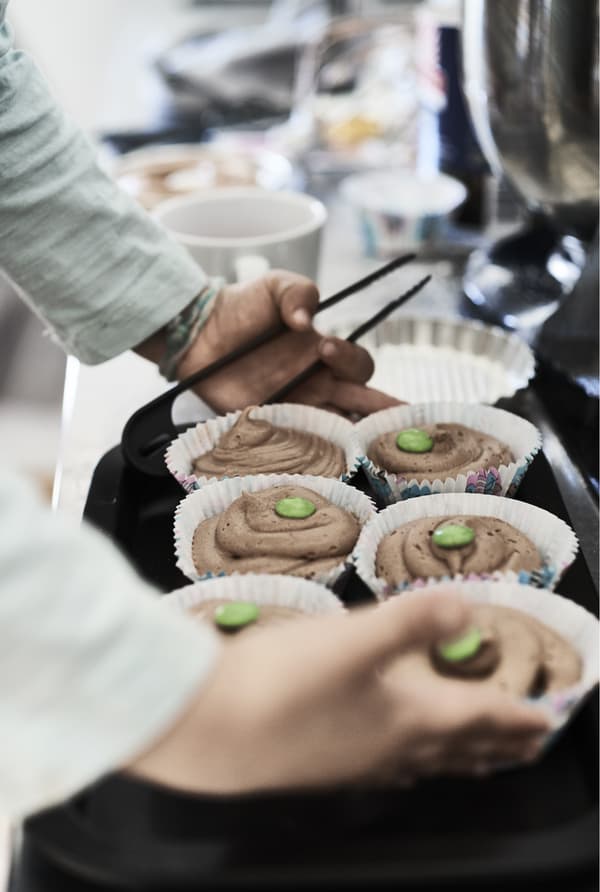 Choose kid-friendly kitchen utensils.
