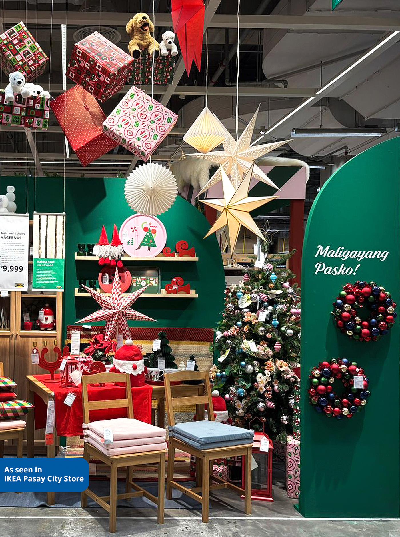 Christmas shop in IKEA Pasay City Store