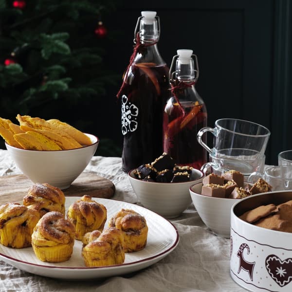 Christmas tableware