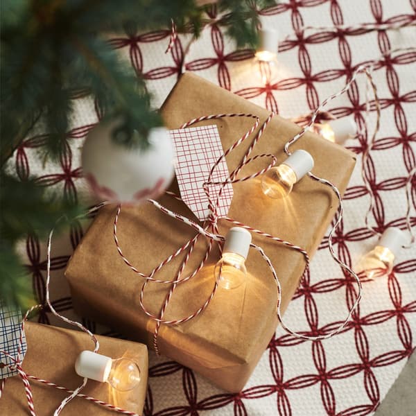Christmas tree decorations that help you hide the base of the tree