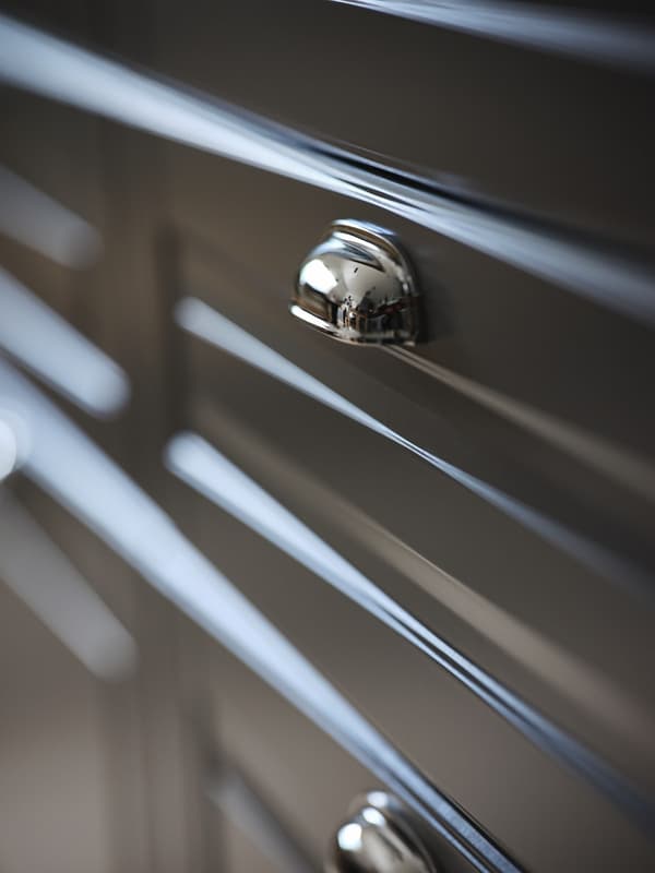 Close-up of handles