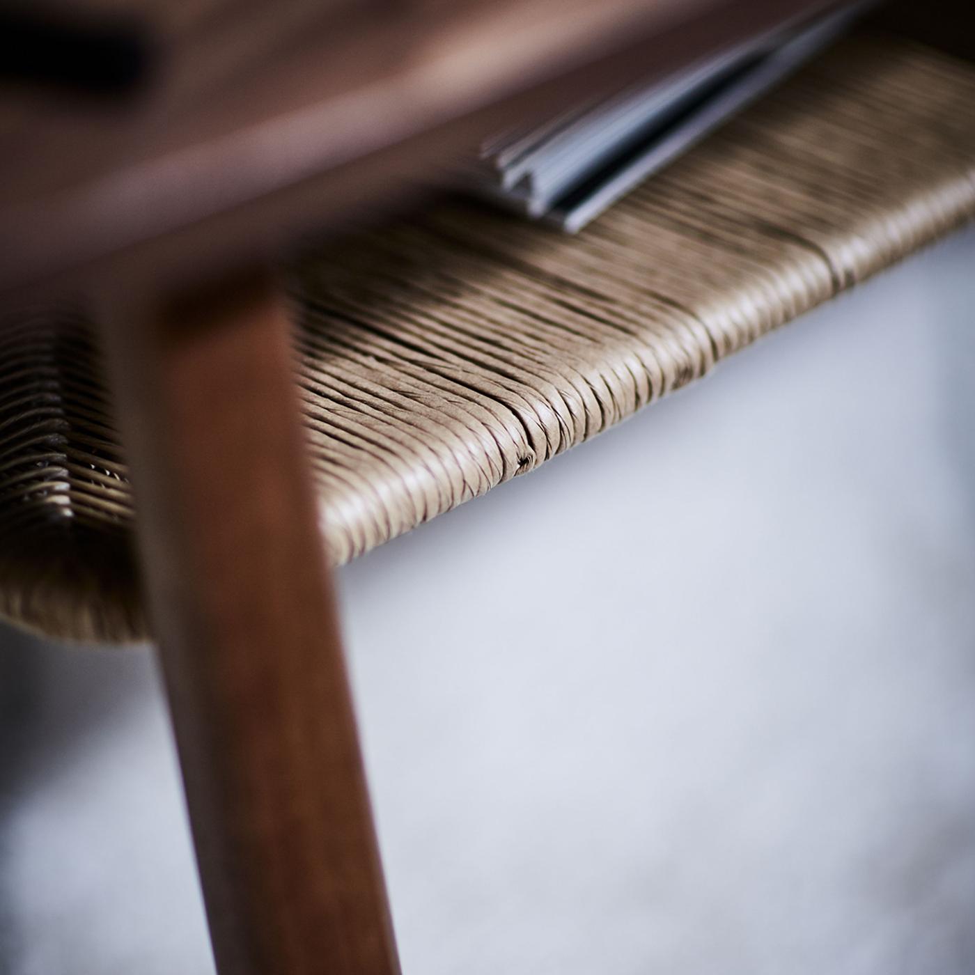 Close-up on wooden detail.