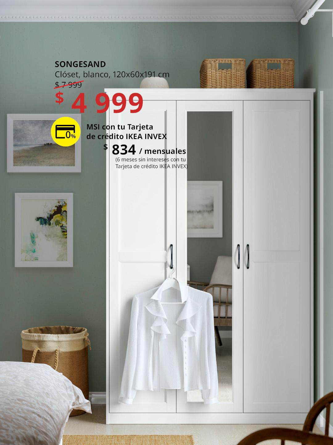 Closet SONGESAND en oferta Hot Sale 2026