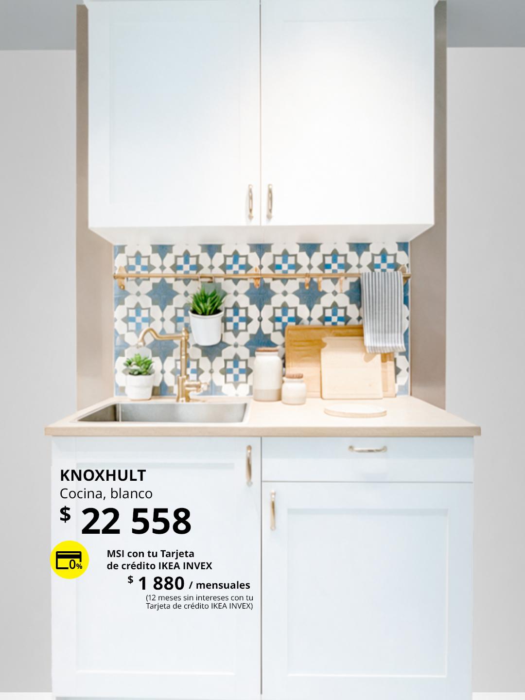 Cocina KNOXHULT blanca