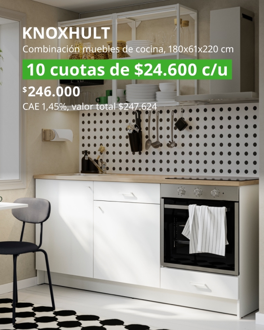 Cocina KNOXHULT con cuotas sin interés con tu CMR.