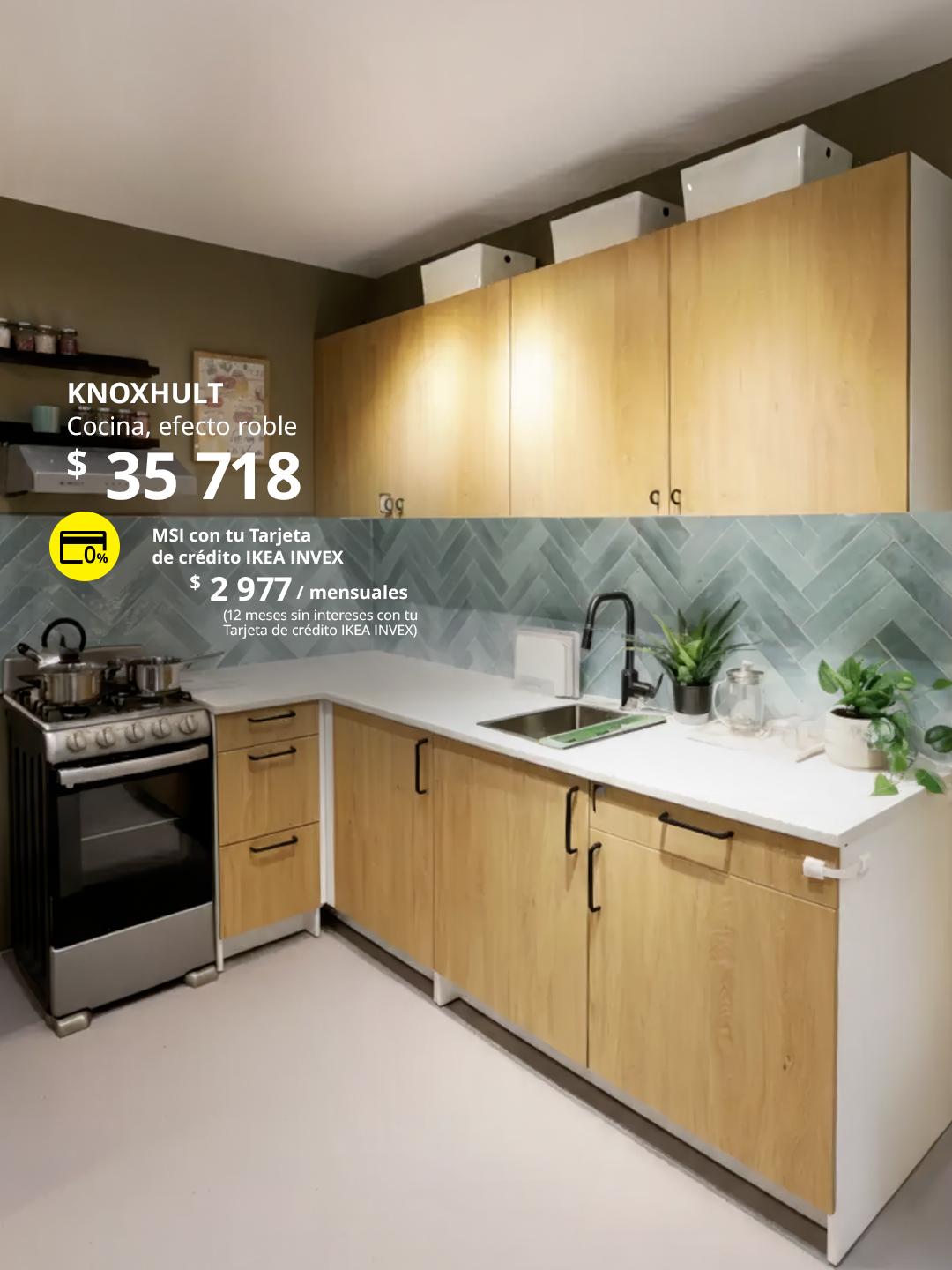 Cocina KNOXHULT efecto roble