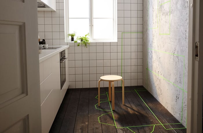 Ideas para aprovechar la pared de una cocina pequeña - IKEA