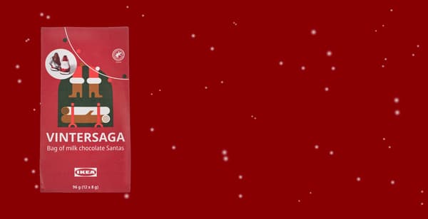 čokoládový santa