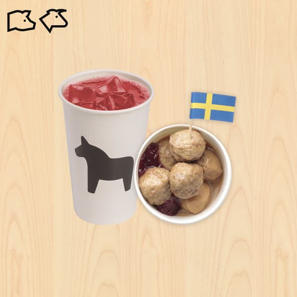 Combo 3
5 pcs Swedish meatballs + drink
₱125