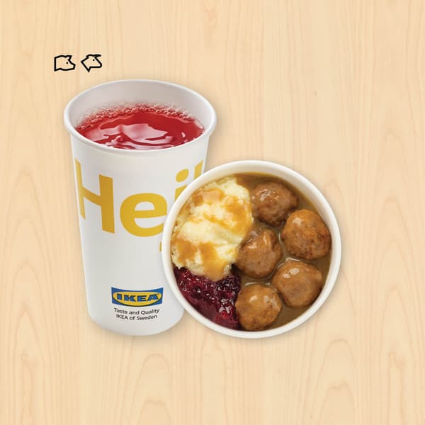 Combo albóndigas en vaso + soda
5 pc servidas con puré de papa, gravy y mermelada de arándano sueco.
Incluye refresco de refill.*
$60