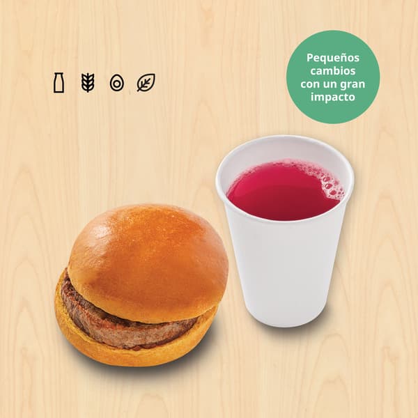 Combo Hamburguesa plant based + soda