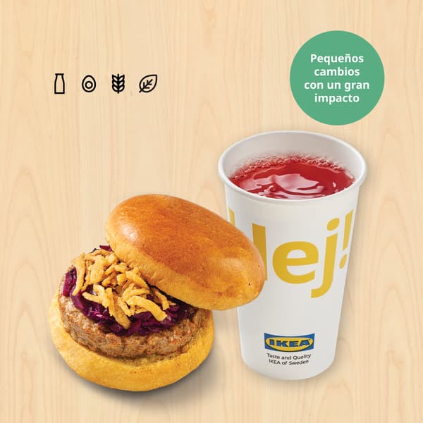 Combo Hamburguesa plant based + soda