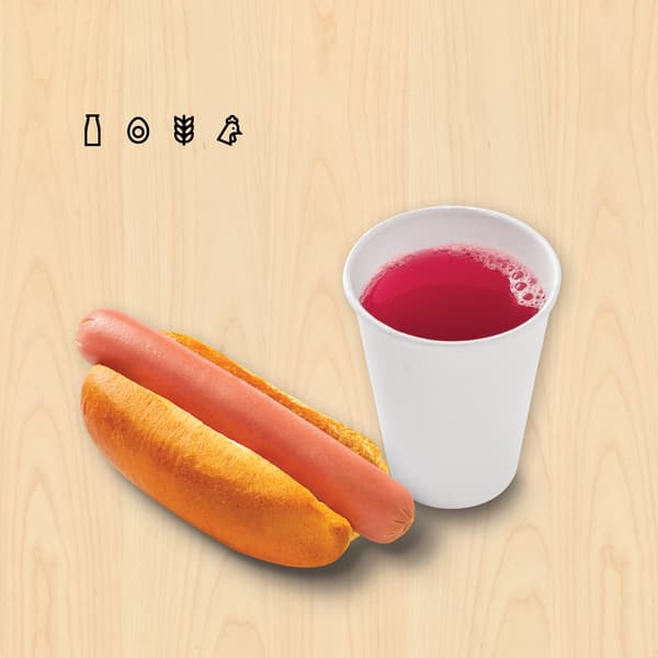 Combo hot dog + soda