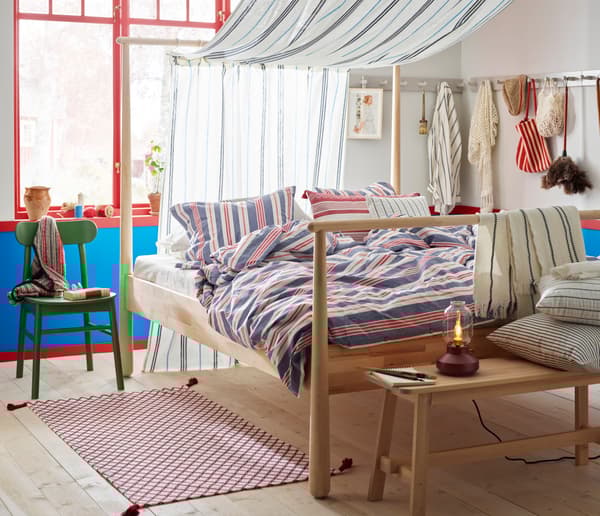 Como decorar un cuarto cunha cama como protagonista