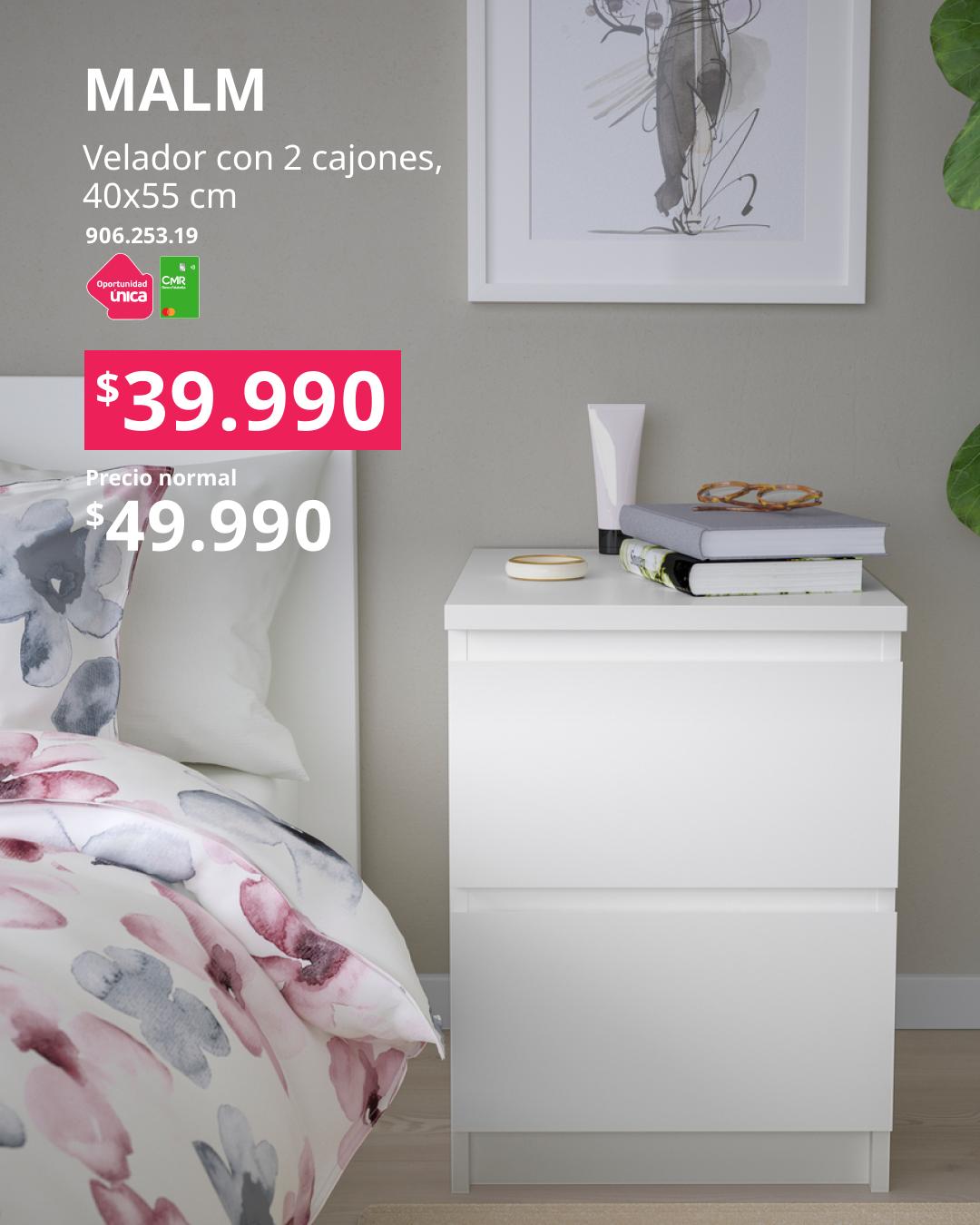 Cómoda MALM blanca con oportunidad única con tu CMR