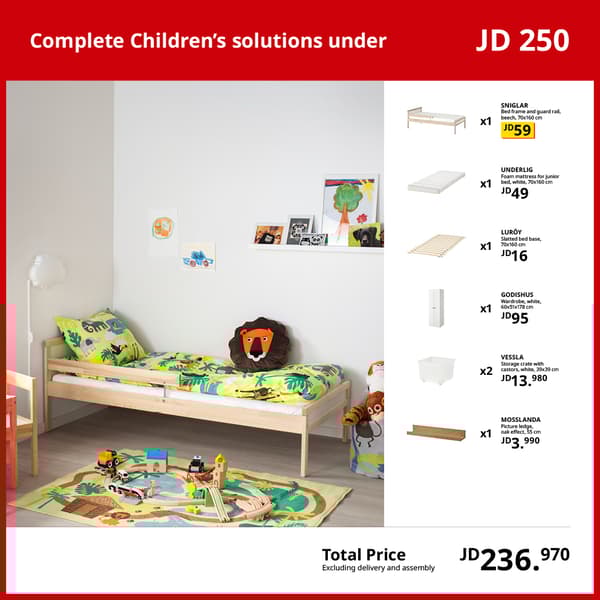 Complete Childrens solution under JD 250 