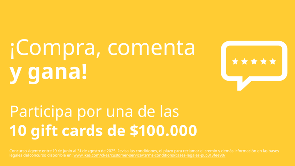 Compra, comenta y gana