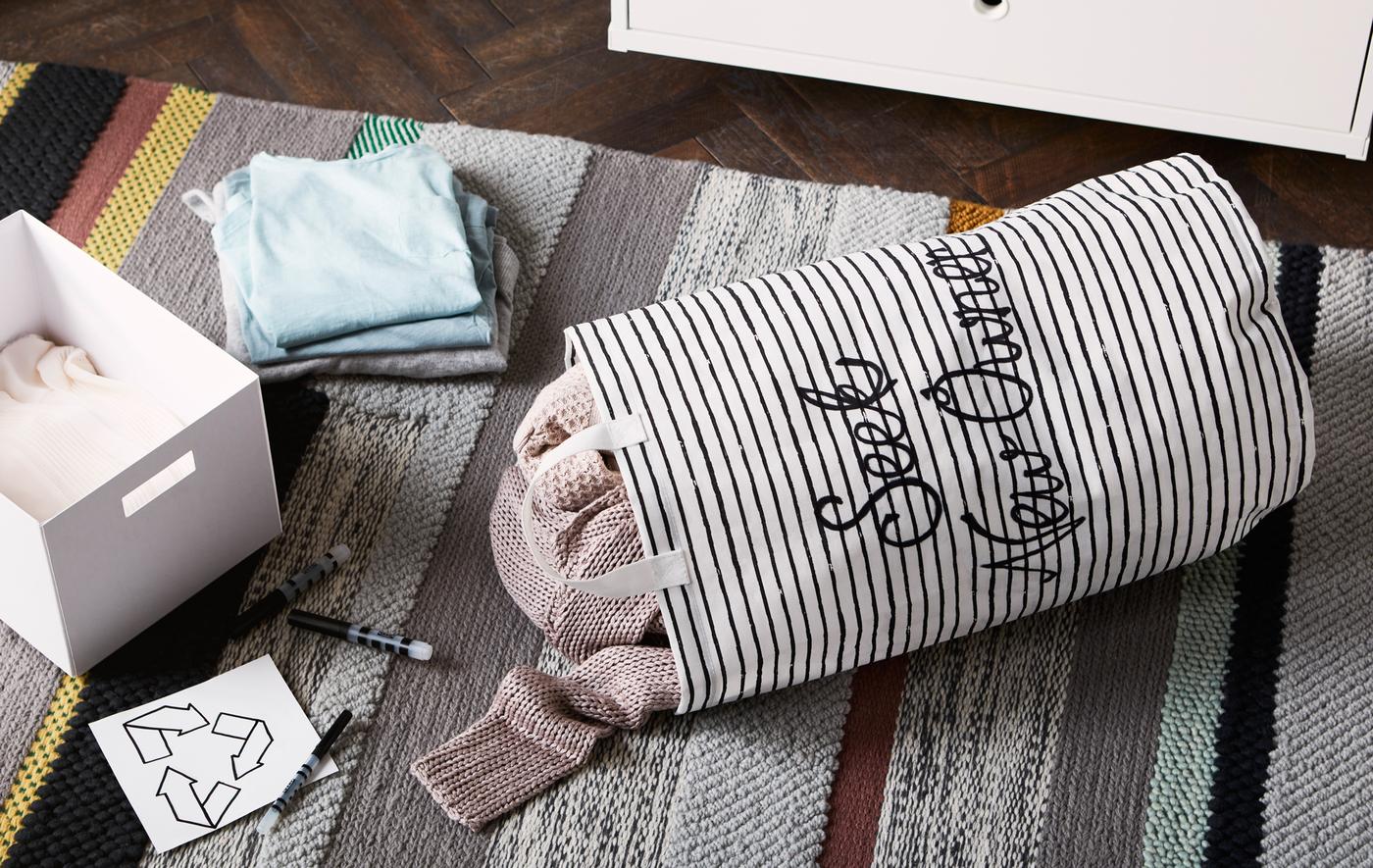 Con la giusta organizzazione anche un piccolo armadio dà grandi risultati - IKEA