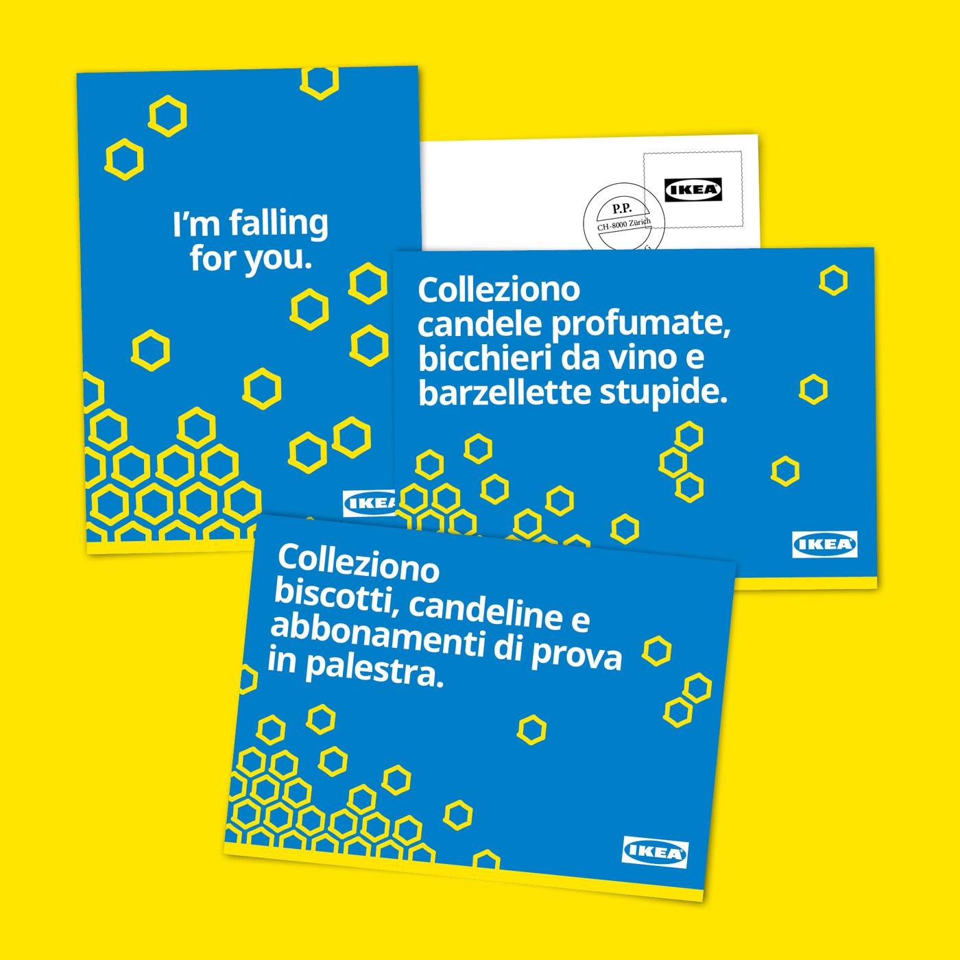 Con motivi sempre nuovi e fantastici! Scegli subito il tuo motivo preferito e fai una sorpresa a qualcuno con la tua cartolina IKEA personalizzata.