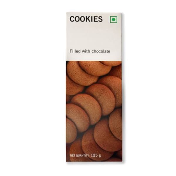 Cookies filled with Chocolate