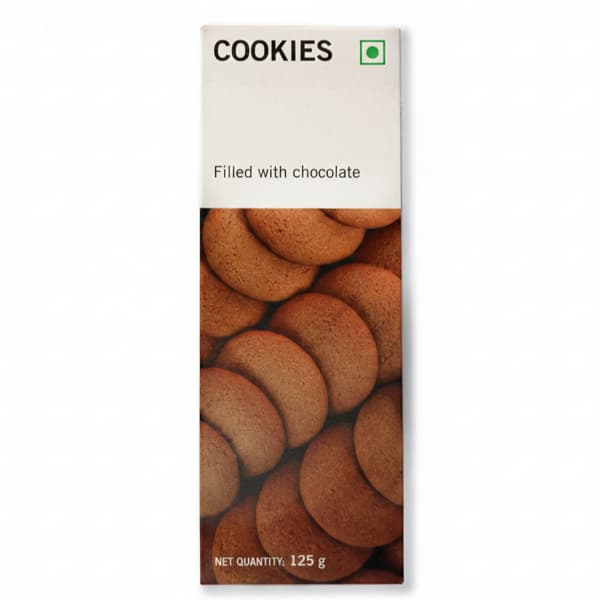 Cookies filled with Chocolate