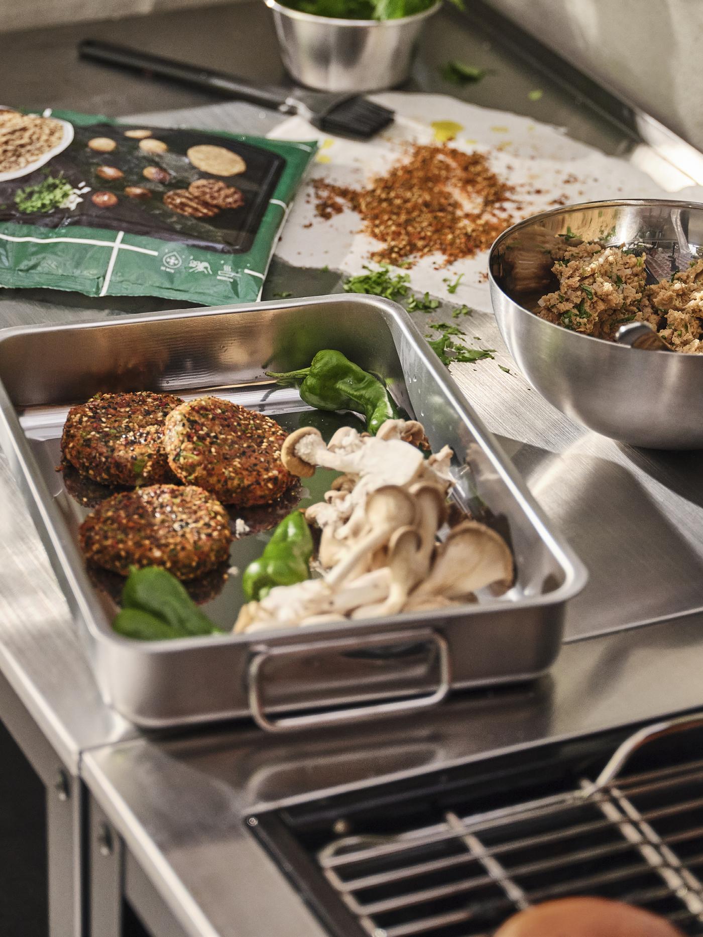 Cooking and grill dishes and accessories