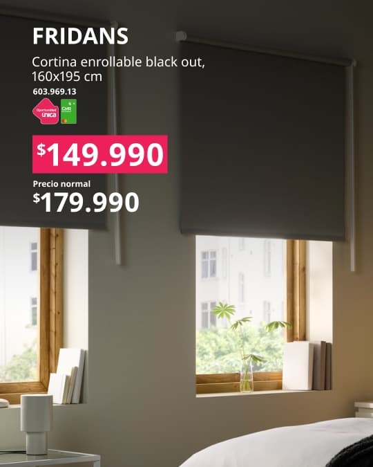 Cortinas FRIDANS con precio especial con CMR