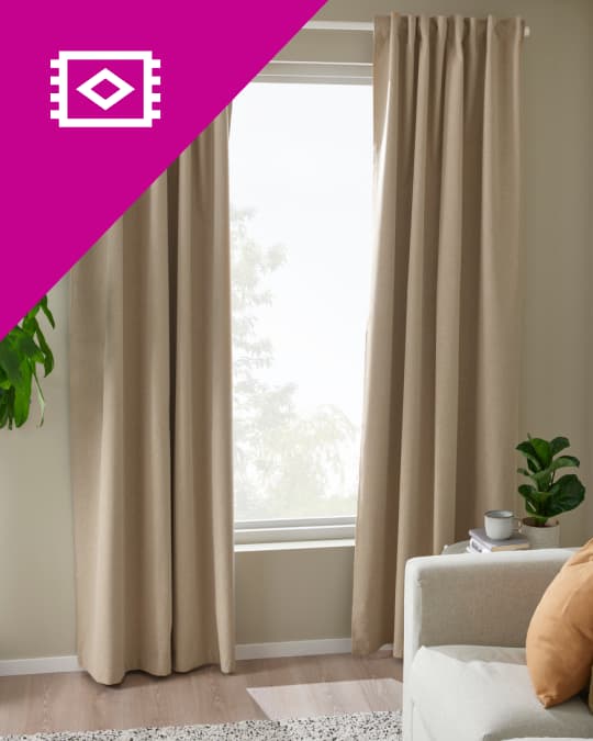 Cortinas IKEA.
