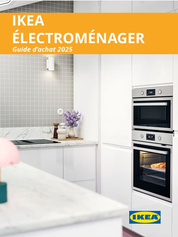 Couverture du guide d'achat IKEA électroménagers 2025