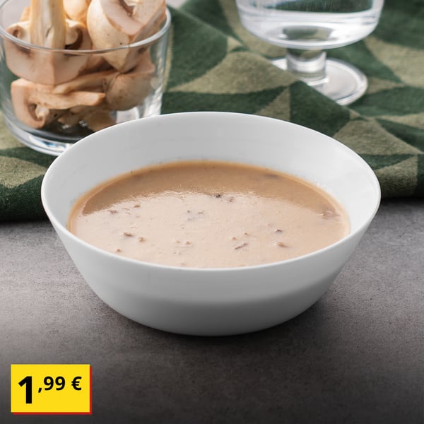 Creamy mushroom soup - 1,99