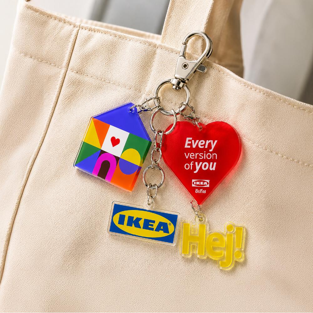 Create a keychain that expresses your unique self, “Every version of you.”​