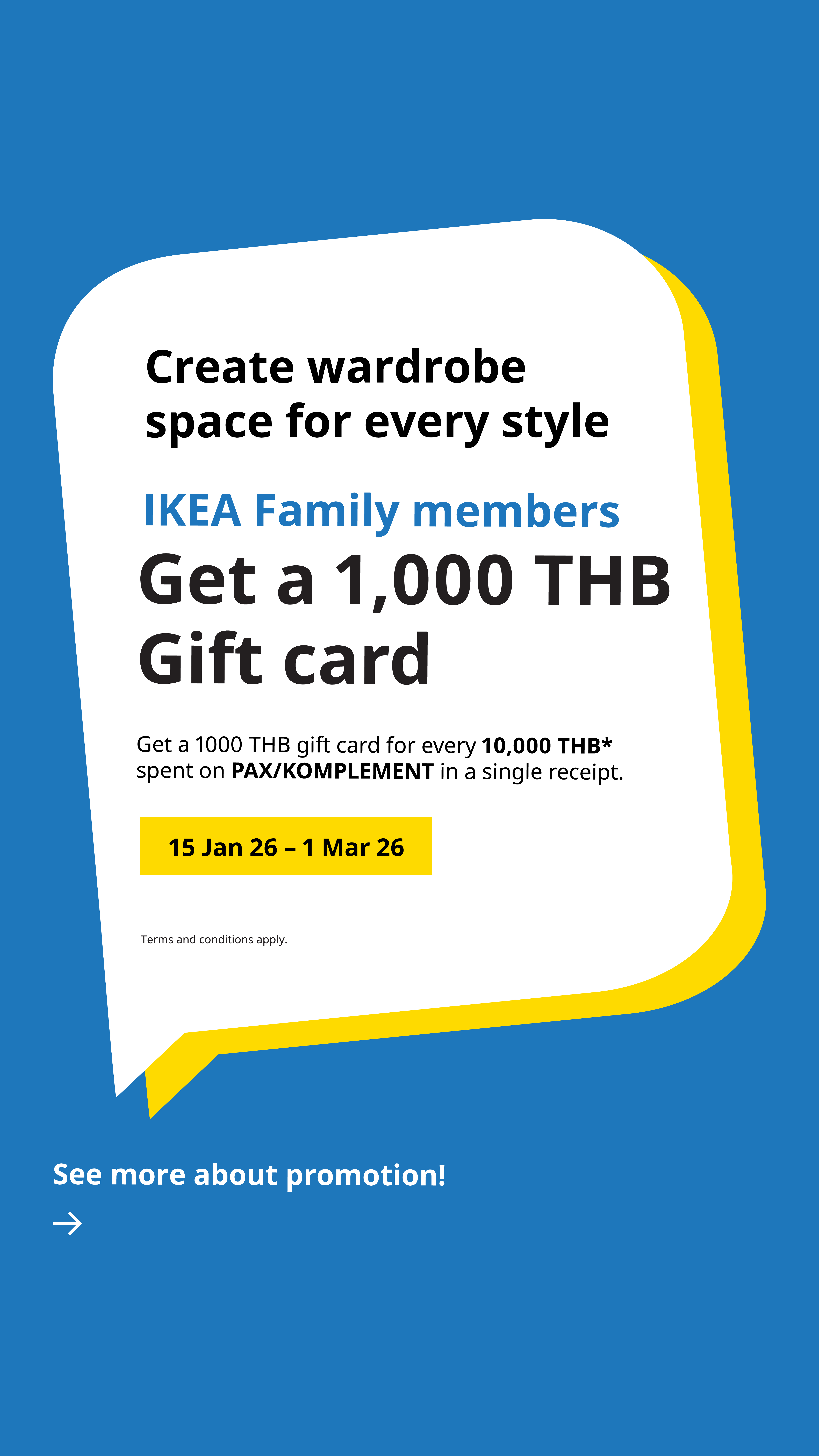 Create wardrobe space for every style