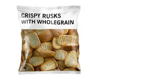 CRISPY RUSKS WITH WHOLEGRAIN