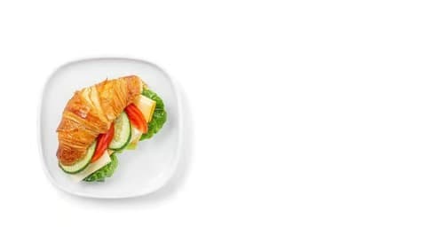 Croissant se sýrem