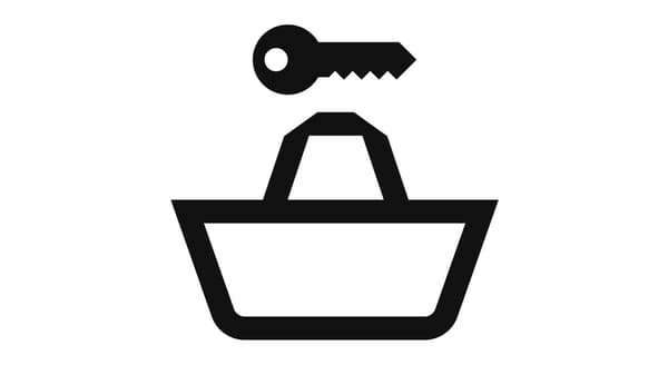 csomagmegőrző ikonja