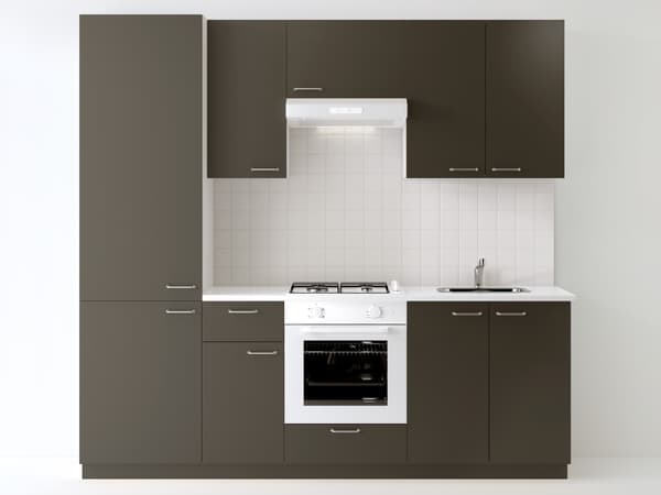 Cucina completa METOD ante HAVSTORP marrone-beige.